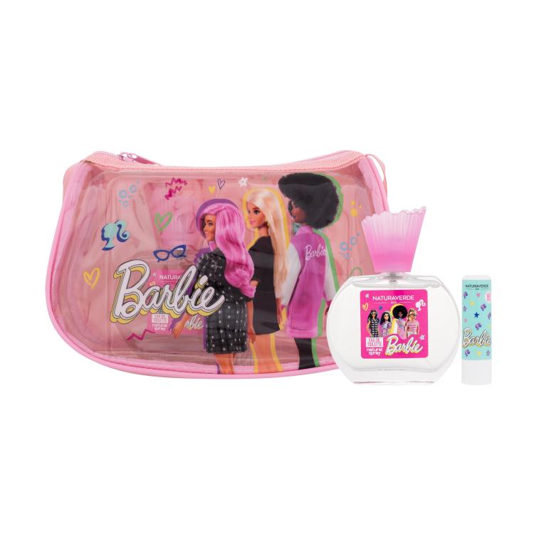 Naturaverde Barbie Σετ δώρου EDT 50 ml + lip balm 5,7 ml + τσαντάκι