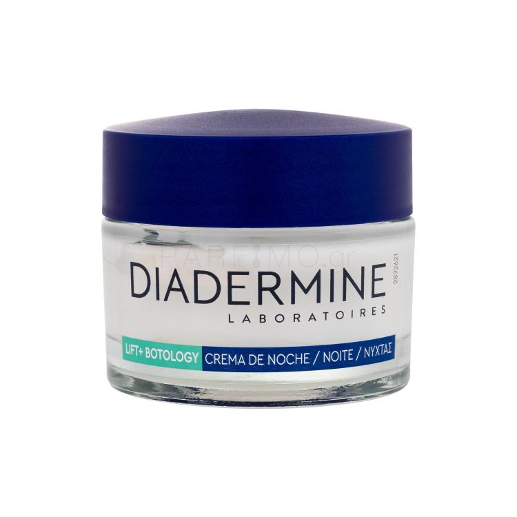 Diadermine Lift+ Botology Anti-Wrinkle Night Cream 30+ Κρέμα προσώπου νύχτας για γυναίκες 50 ml ελλατωματική συσκευασία