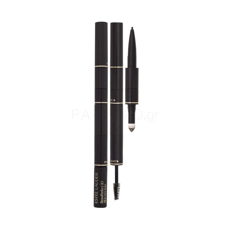 Estée Lauder Brow Perfect 3D All-in-One Styler Μολύβι για τα φρύδια για γυναίκες 1 τεμ Απόχρωση 10 Blackened Brown