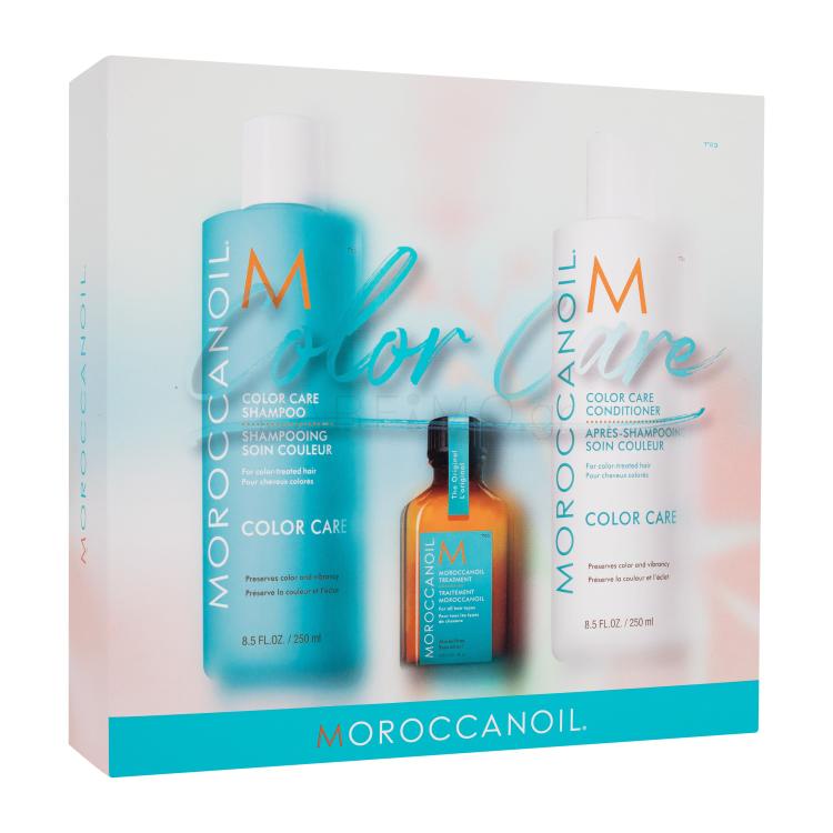 Moroccanoil Color Care Σετ δώρου σαμπουάν  Color Care Shampoo 250 ml +  μαλακτικό Color Care Conditioner 250 ml +λάδι μαλλιών Treatment 25 ml + λοσιόν σώματος 10 ml Body Lotion 10 ml