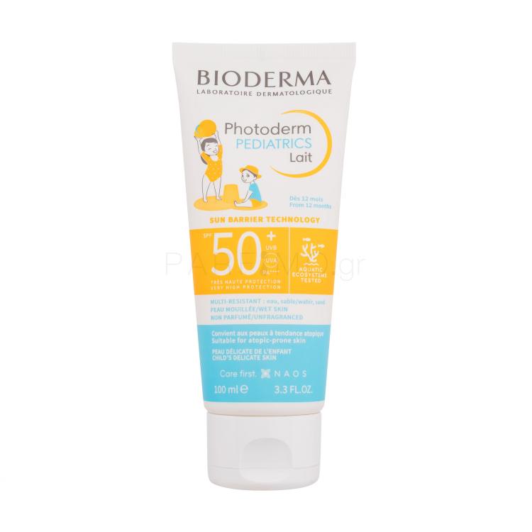 BIODERMA Photoderm Pediatrics Lait SPF50+ Αντιηλιακό προϊόν για το σώμα για παιδιά 100 ml