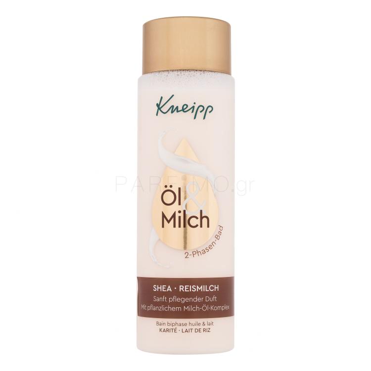 Kneipp Oil &amp; Milk 2-Phase Bath Shea &amp; Rice Milk Λάδι για το ντους για γυναίκες 250 ml