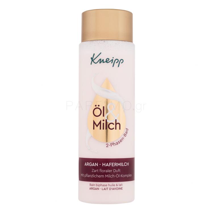 Kneipp Oil &amp; Milk 2-Phase Bath Argan &amp; Oat Milk Λάδι για το ντους για γυναίκες 250 ml