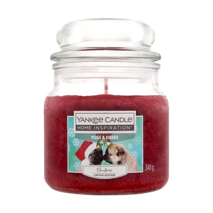 Yankee Candle Home Inspiration Pugs &amp; Kisses Christmas Limited Edition Αρωματικό κερί 340 gr