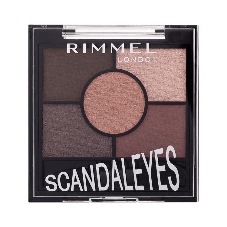 Rimmel London Scandaleyes 5 Pan Eyeshadow Palette Σκιές ματιών για γυναίκες 3,8 gr Απόχρωση 003 Rose Quartz