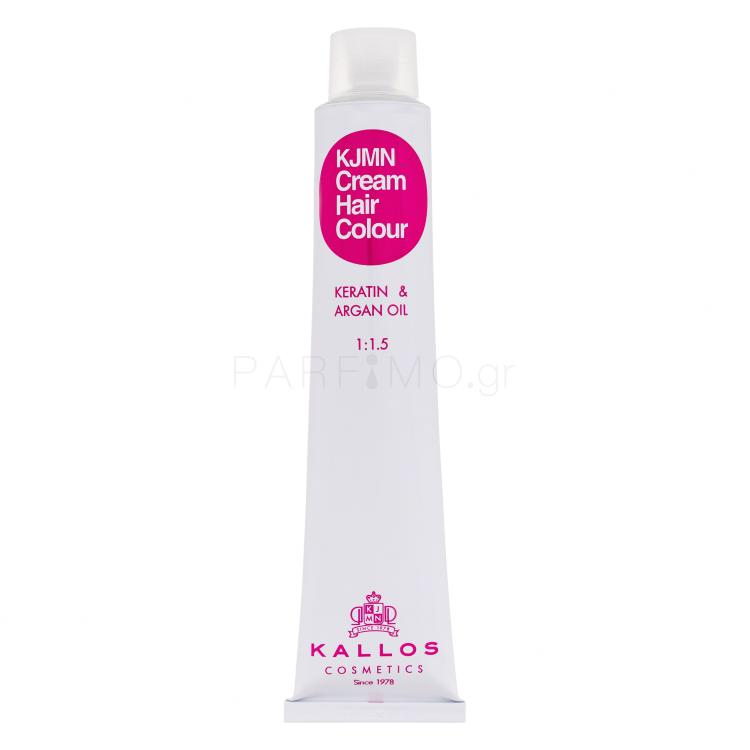 Kallos Cosmetics KJMN Cream Hair Colour Keratin &amp; Argan Oil Βαφή μαλλιών για γυναίκες 100 ml Απόχρωση 6.53 Chocolate