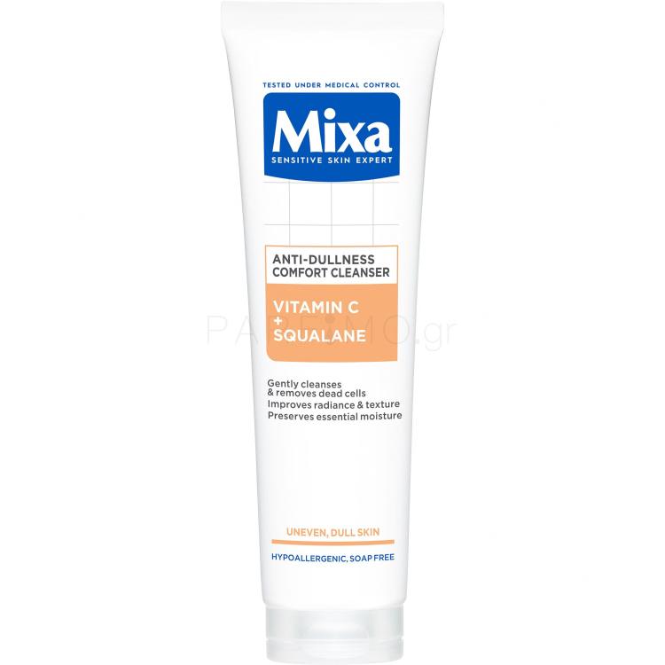 Mixa Vitamin C+ Squalane Anti-Dullness Comfort Cleanser Καθαριστικό τζελ 150 ml