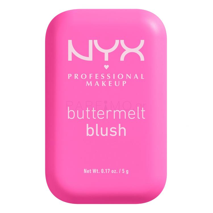 NYX Professional Makeup Buttermelt Blush Ρουζ για γυναίκες 5 gr Απόχρωση 01 My Butta Half