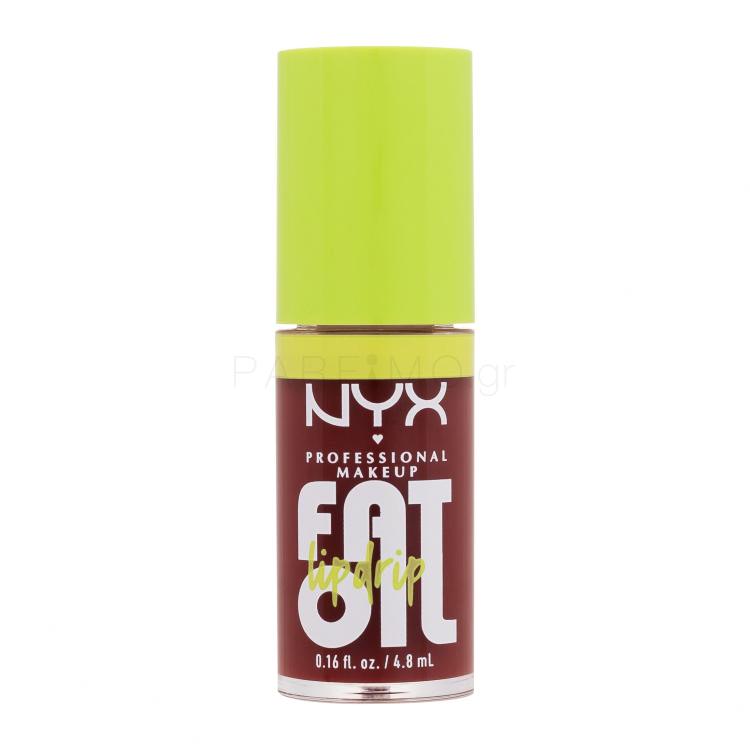 NYX Professional Makeup Fat Oil Lip Drip Λάδι χειλιών για γυναίκες 4,8 ml Απόχρωση 13 Losin Cone-Trol