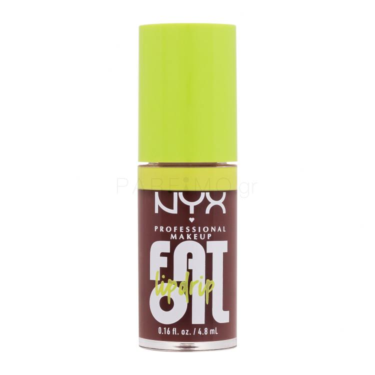 NYX Professional Makeup Fat Oil Lip Drip Λάδι χειλιών για γυναίκες 4,8 ml Απόχρωση 14 Inside Scoop