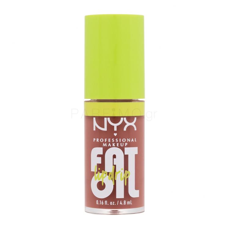 NYX Professional Makeup Fat Oil Lip Drip Λάδι χειλιών για γυναίκες 4,8 ml Απόχρωση 10 Splash Of Cream