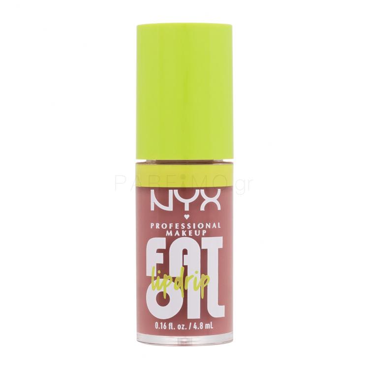 NYX Professional Makeup Fat Oil Lip Drip Λάδι χειλιών για γυναίκες 4,8 ml Απόχρωση 09 Chillin Like A Villain