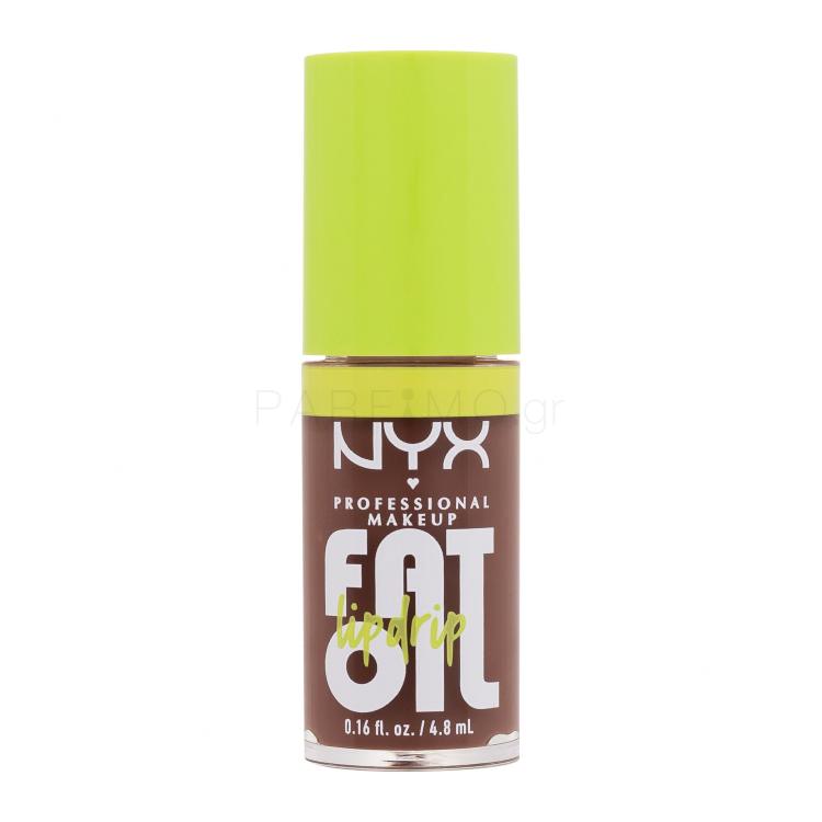 NYX Professional Makeup Fat Oil Lip Drip Λάδι χειλιών για γυναίκες 4,8 ml Απόχρωση 11 Livin The Cream