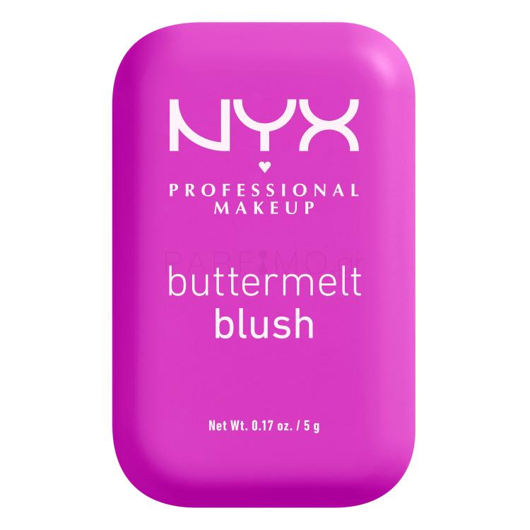 NYX Professional Makeup Buttermelt Blush Ρουζ για γυναίκες 5 gr Απόχρωση 12 All The Butta