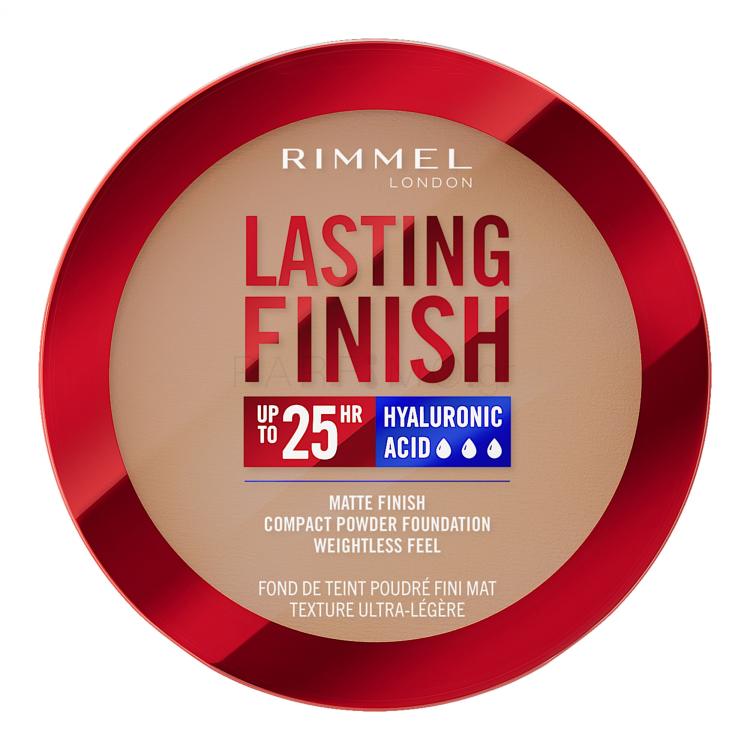 Rimmel London Lasting Finish 25H Compact Powder Foundation SPF20 Make up για γυναίκες 7 gr Απόχρωση 010 Latte