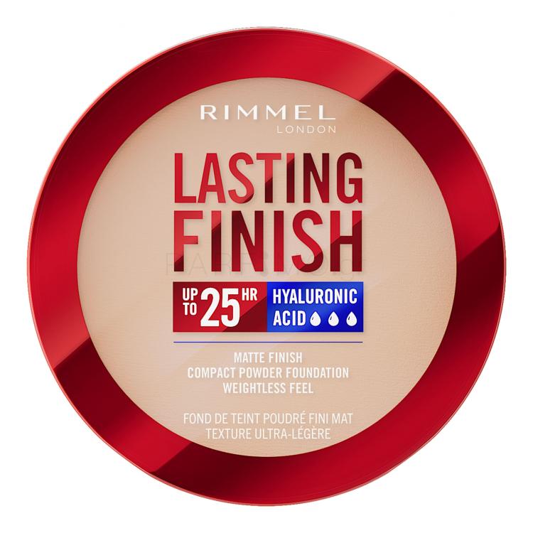 Rimmel London Lasting Finish 25H Compact Powder Foundation SPF20 Make up για γυναίκες 7 gr Απόχρωση 002 Pearl