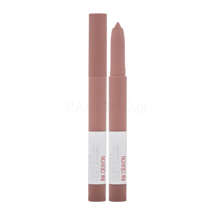 Maybelline Superstay Ink Crayon Matte Κραγιόν για γυναίκες 1,5 gr Απόχρωση 95 Talk The Talk κατεστραμμένο κουτί