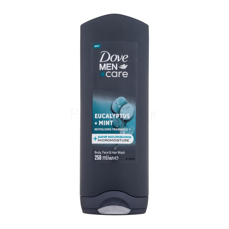 Dove Men + Care Eucalyptus + Mint Αφρόλουτρο για άνδρες 250 ml