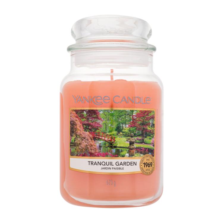 Yankee Candle Tranquil Garden Αρωματικό κερί 623 gr αλλαγή στο χρώμα