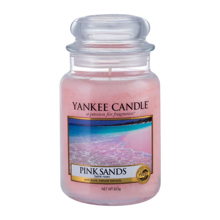 Yankee Candle Pink Sands Αρωματικό κερί 623 gr αλλαγή στο χρώμα