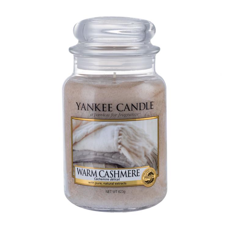 Yankee Candle Warm Cashmere Αρωματικό κερί 623 gr αλλαγή στο χρώμα