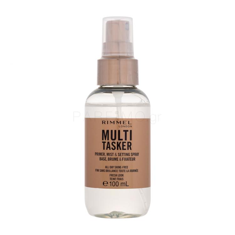 Rimmel London Multi Tasker Primer, Mist &amp; Setting Spray Βάση μακιγιαζ για γυναίκες 100 ml