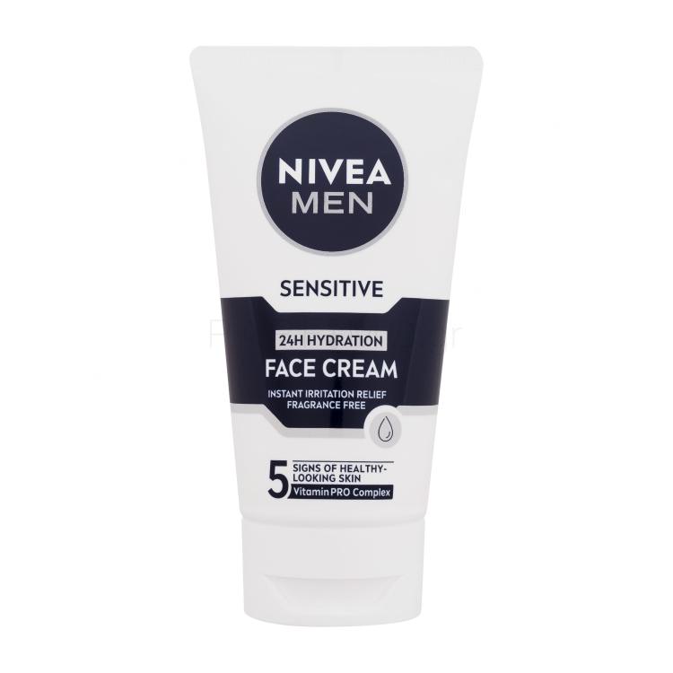 Nivea Men Sensitive 24H Hydration Face Cream Κρέμα προσώπου ημέρας για άνδρες 75 ml