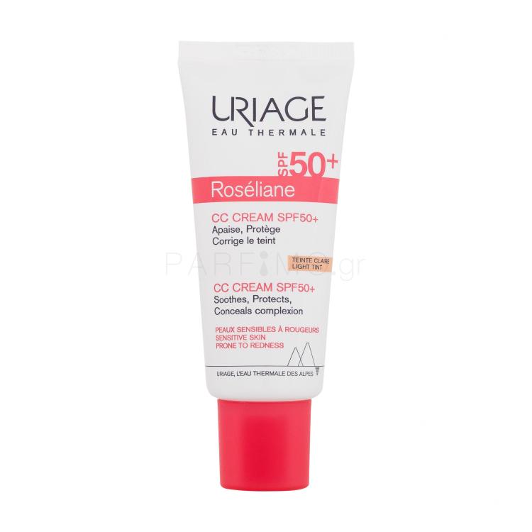 Uriage Roséliane CC Cream SPF50+ CC κρέμες για γυναίκες 40 ml Απόχρωση Light Tint