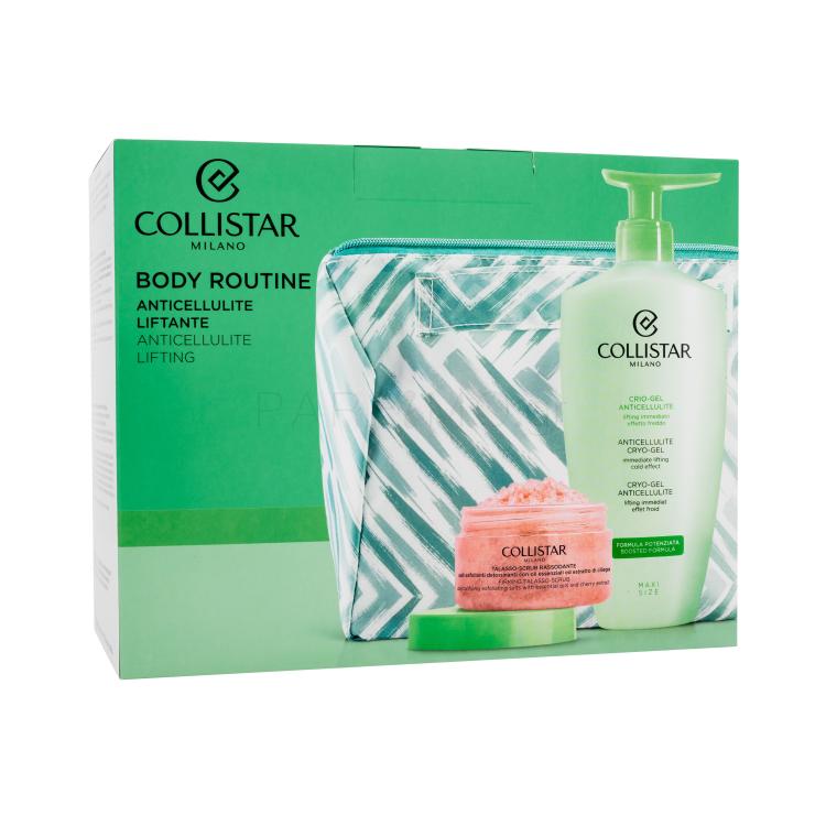 Collistar Special Perfect Body Routine Σετ δώρου scrub σώματος Talasso-Scrub 150 g + gel σώματος Anticellulite Cryo-Gel 400 ml + καλλυντικό νεσεσέρ