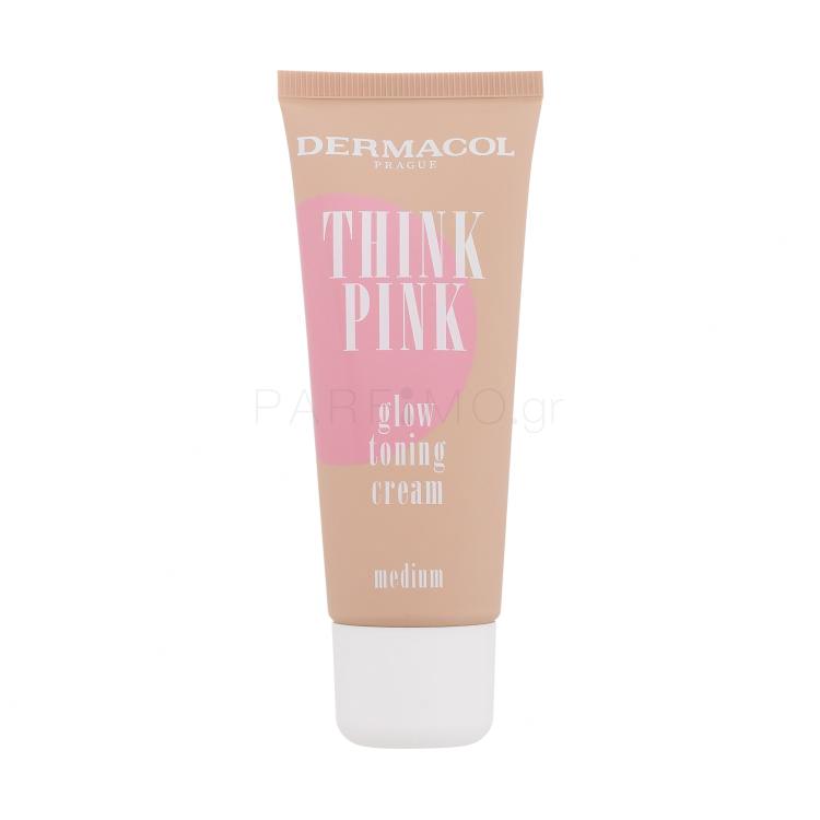 Dermacol Think Pink Glow Toning Cream ΒΒ κρέμα για γυναίκες 30 ml Απόχρωση 2 Medium