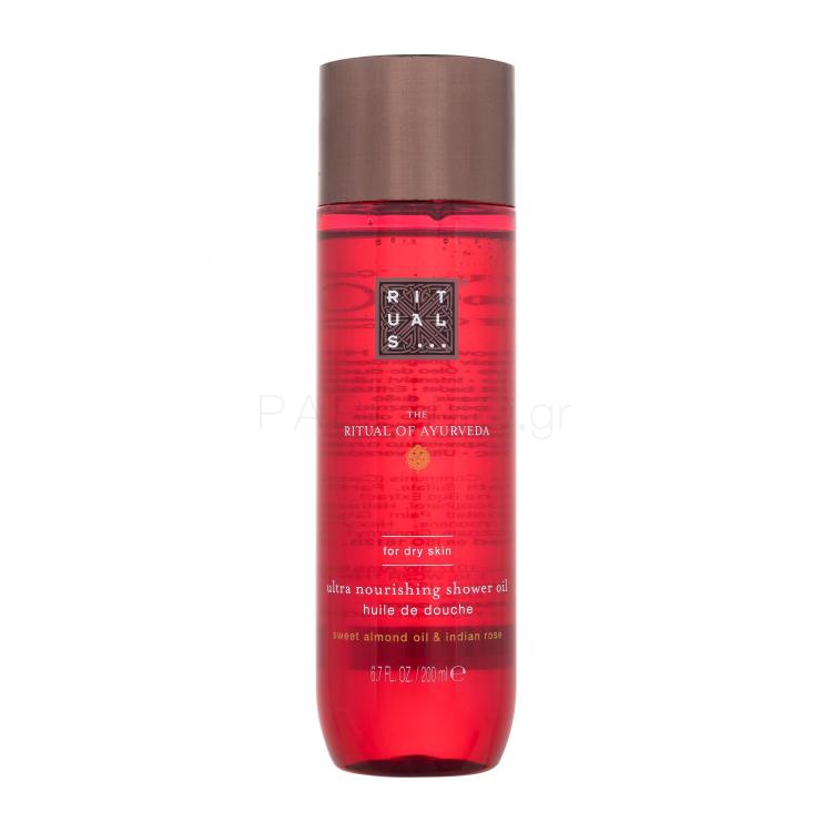 Rituals The Ritual Of Ayurveda Ultra Nourishing Λάδι ντους για γυναίκες 200 ml