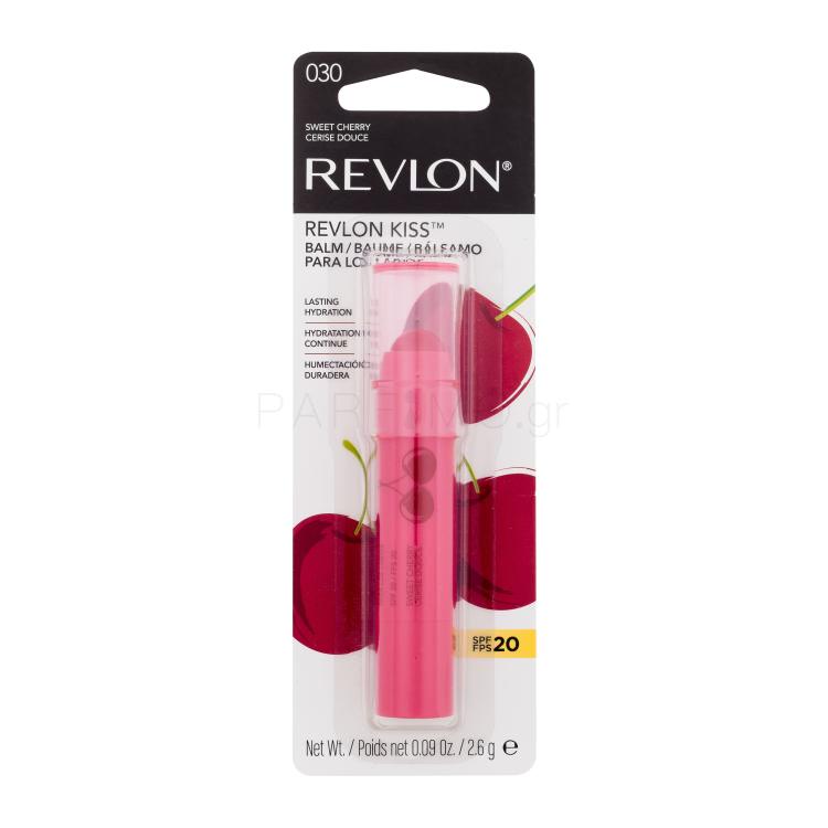 Revlon Revlon Kiss SPF20 Βάλσαμο για τα χείλη για γυναίκες 2,6 gr Απόχρωση 030 Sweet Cherry