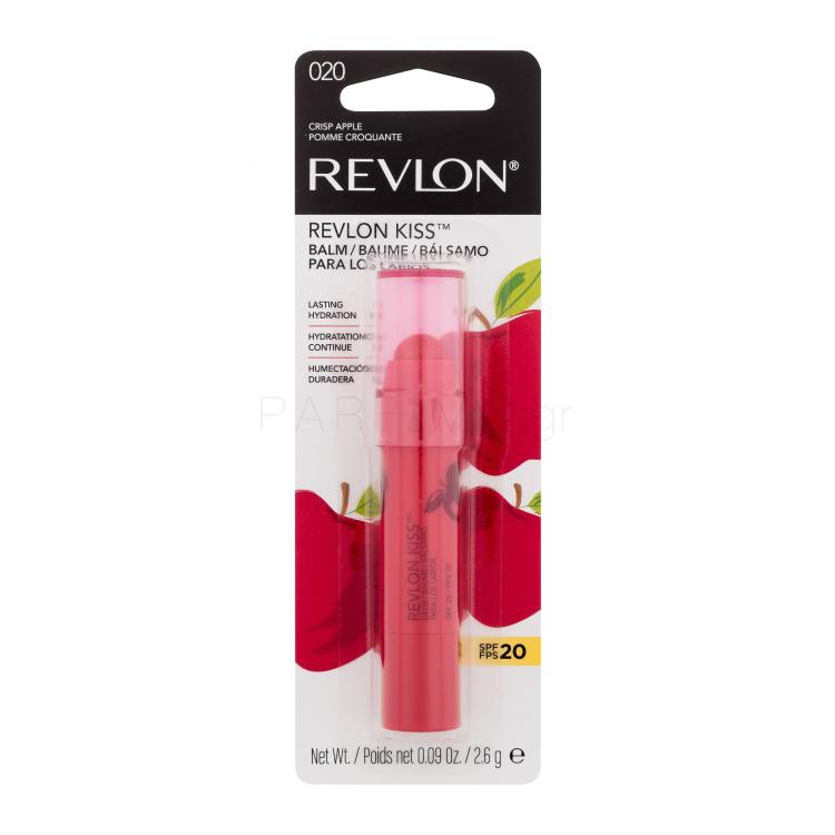 Revlon Revlon Kiss SPF20 Βάλσαμο για τα χείλη για γυναίκες 2,6 gr Απόχρωση 020 Crisp Apple