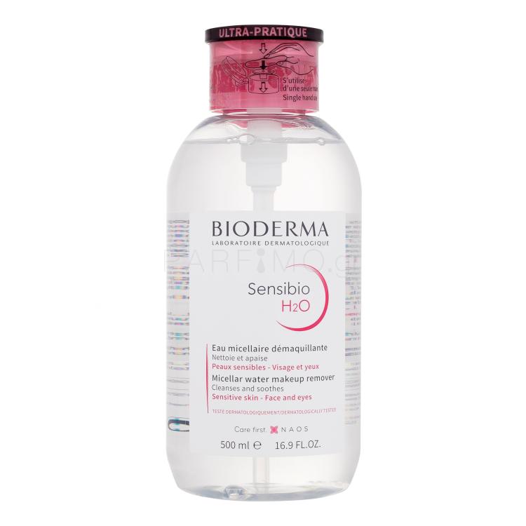 BIODERMA Sensibio H₂O With Dispenser Μικυλλιακό νερό για γυναίκες 500 ml