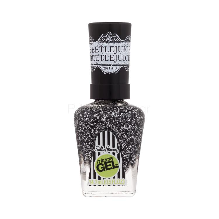 Sally Hansen Miracle Gel Beetlejuice Βερνίκια νυχιών για γυναίκες 14,7 ml Απόχρωση 929 Ghost With The Most