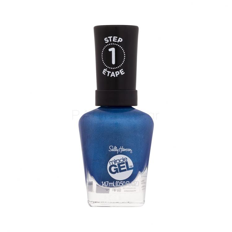 Sally Hansen Miracle Gel Βερνίκια νυχιών για γυναίκες 14,7 ml Απόχρωση 646 Blues Cruise