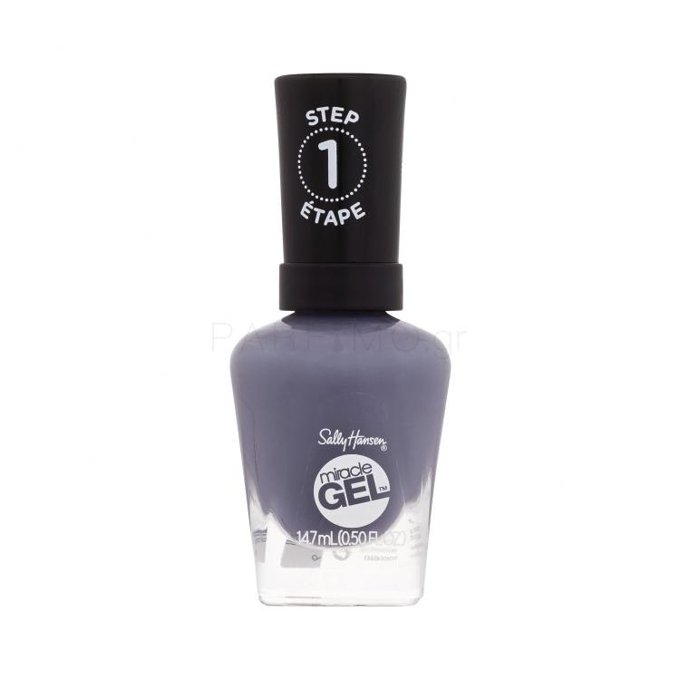 Sally Hansen Miracle Gel Βερνίκια νυχιών για γυναίκες 14,7 ml Απόχρωση 809 Slate-r Girl