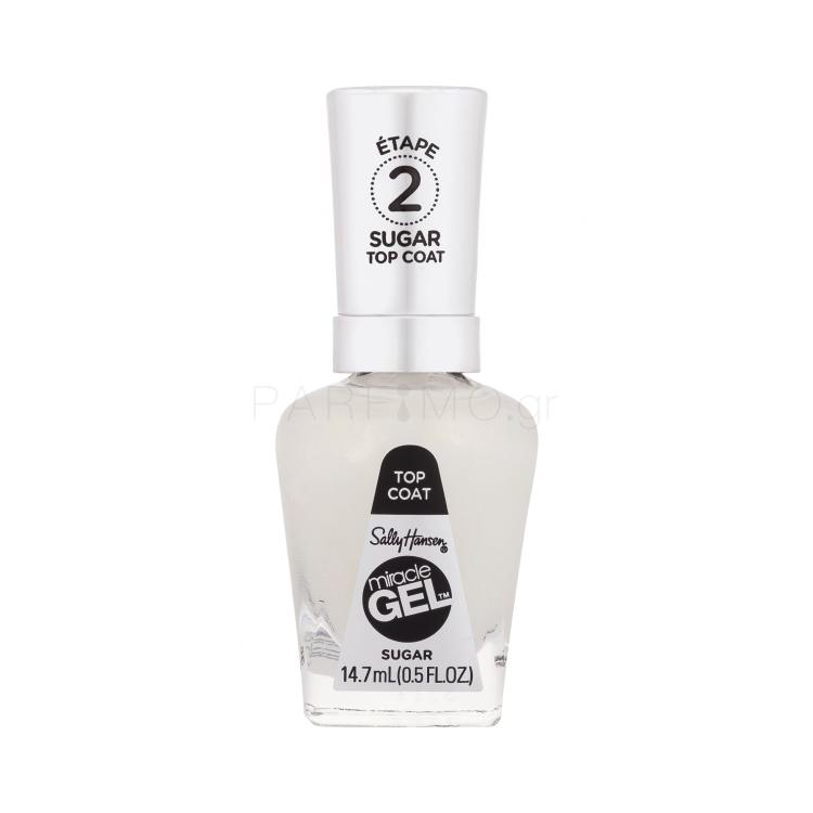 Sally Hansen Miracle Gel Sugar Top Coat Βερνίκια νυχιών για γυναίκες 14,7 ml