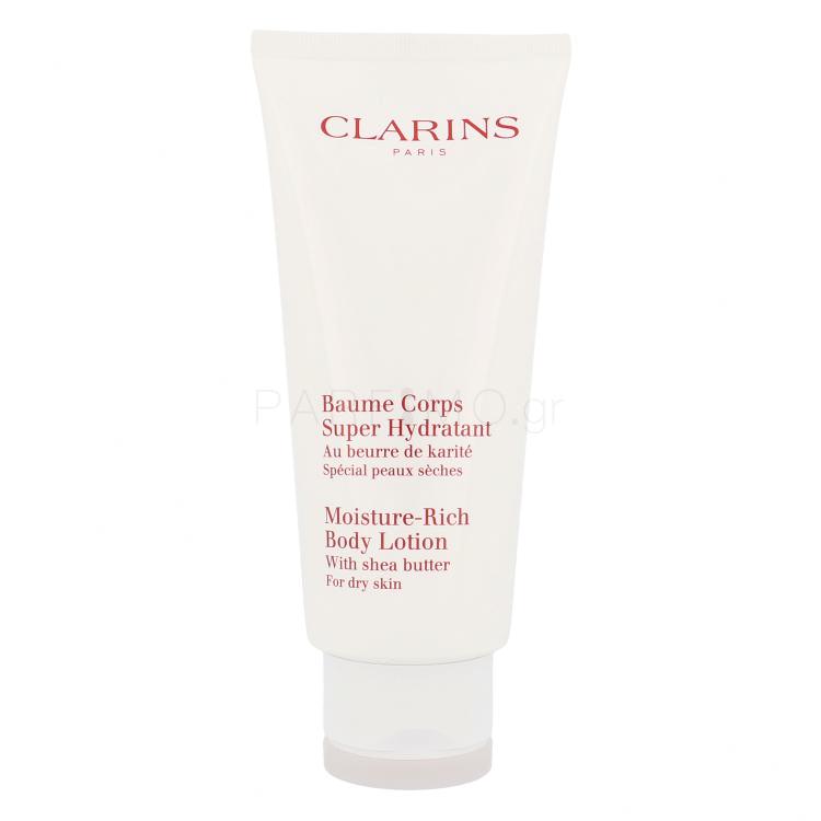 Clarins Moisture Rich Λοσιόν σώματος για γυναίκες 200 ml ελλατωματική συσκευασία