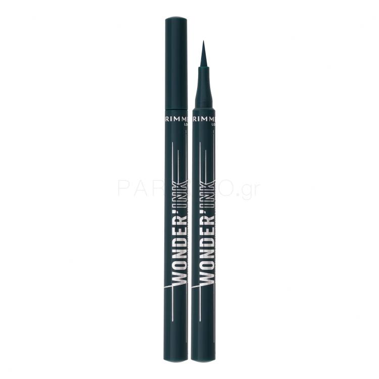 Rimmel London Wonder Ink Eyeliner για γυναίκες 1 ml Απόχρωση 004 Velvet Ivy