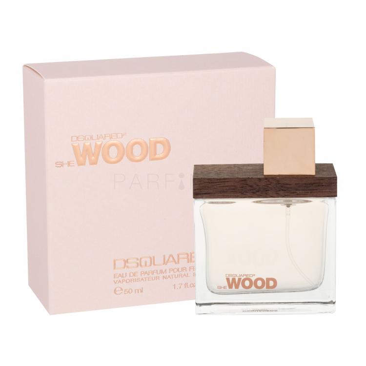 Dsquared2 She Wood Eau de Parfum για γυναίκες 50 ml