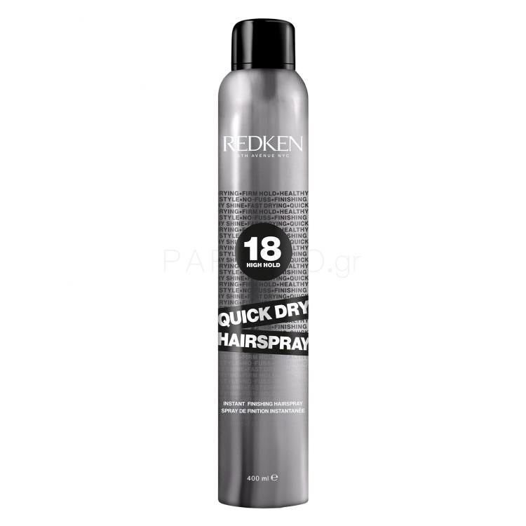 Redken Quick Dry 18 Λακ μαλλιών για γυναίκες 400 ml