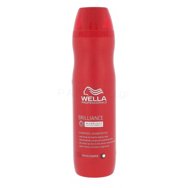 Wella Professionals Brilliance Thick Hair Σαμπουάν για γυναίκες 250 ml