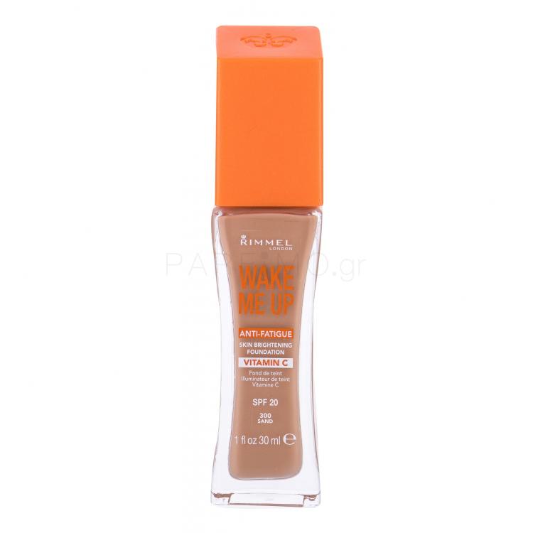 Rimmel London Wake Me Up SPF20 Make up για γυναίκες 30 ml Απόχρωση 300 Sand