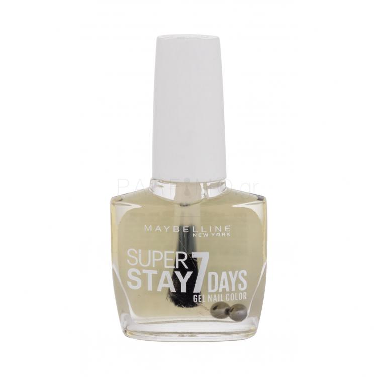 Maybelline Super Stay 7 Days Βερνίκια νυχιών για γυναίκες 10 ml Απόχρωση 25 Crystal Clear