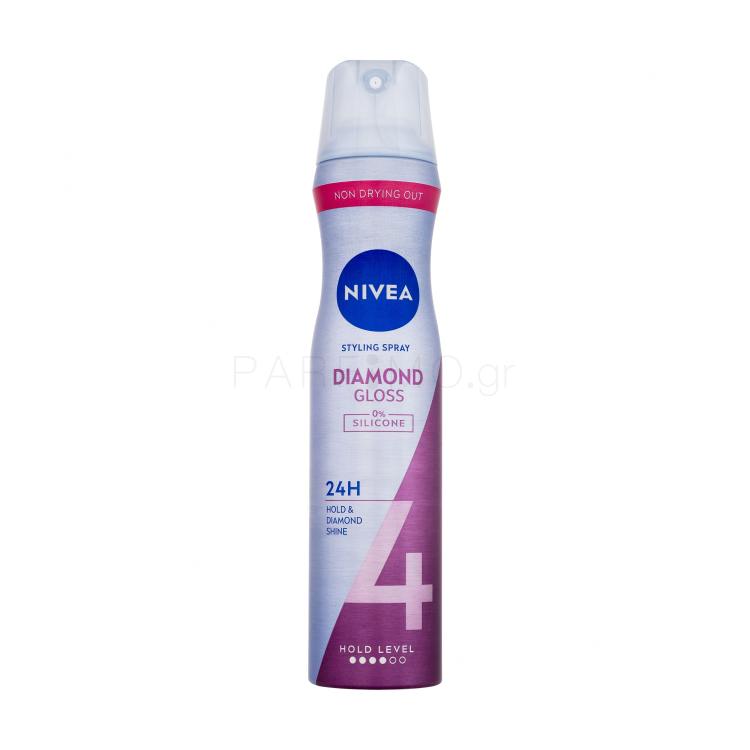 Nivea Diamond Gloss Care Λακ μαλλιών για γυναίκες 250 ml