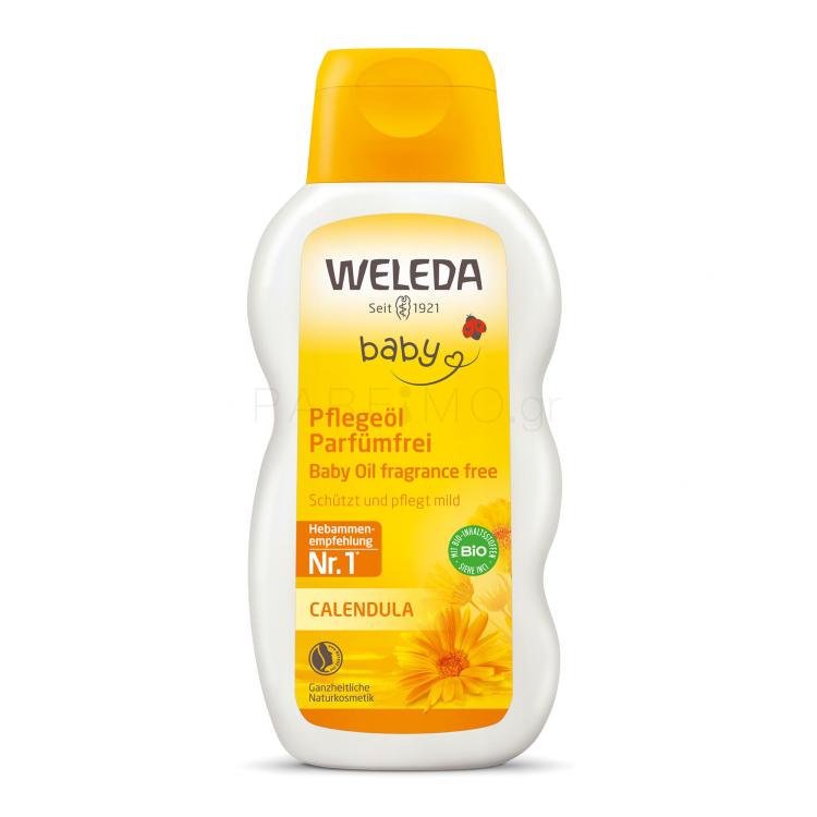 Weleda Baby Calendula Oil Fragrance Free Λάδι σώματος για παιδιά 200 ml