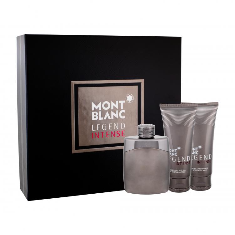 Montblanc Legend Intense Σετ δώρου EDT 100 ml + βάλσαμο για μετά το ξύρισμα 100 ml + αφρόλουτρο 100 ml