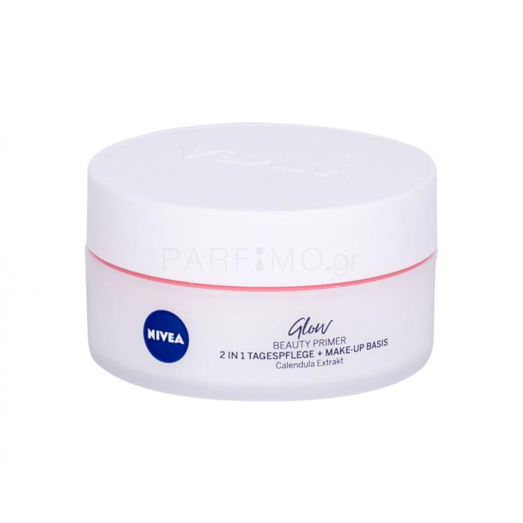 Nivea Glow 2 IN 1 Βάση μακιγιαζ για γυναίκες 50 ml