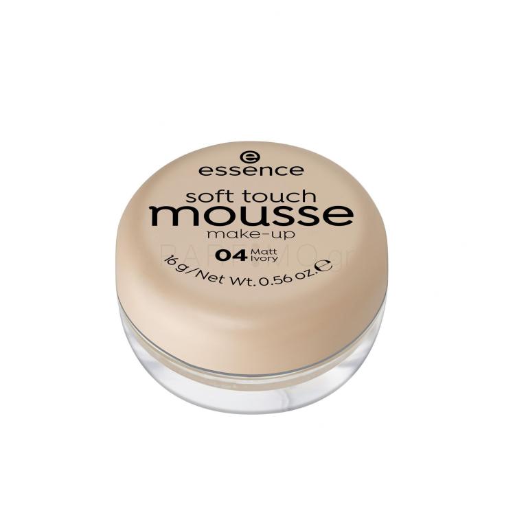 Essence Soft Touch Mousse Make up για γυναίκες 16 gr Απόχρωση 04 Matt Ivory